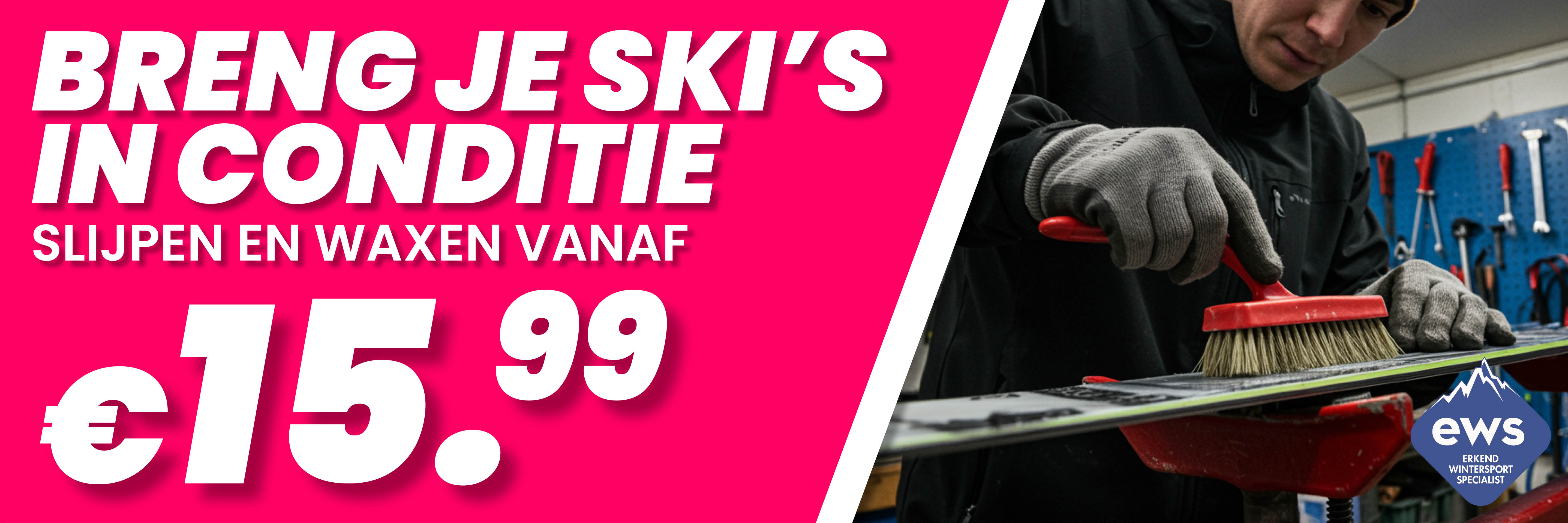 actie banner ski onderhoud