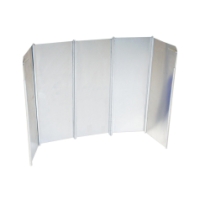 bo-camp Windscherm Alu 5-delig 25x48cm 1509225