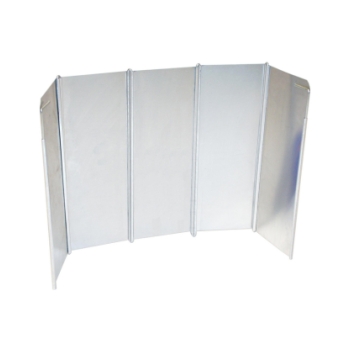 Bo-Camp Windscherm Alu 5-delig 25x48cm