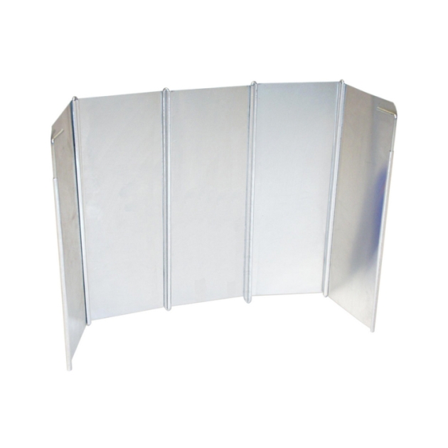 bo-camp Windscherm Alu 5-delig 25x48cm 1509225