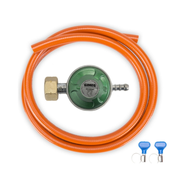 gimeg BBQ set propaanfles 30mbar +1,5m 5602225