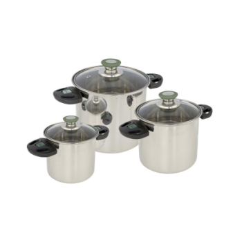 Bo-Camp Pannenset Elegance Compact 3 RVS