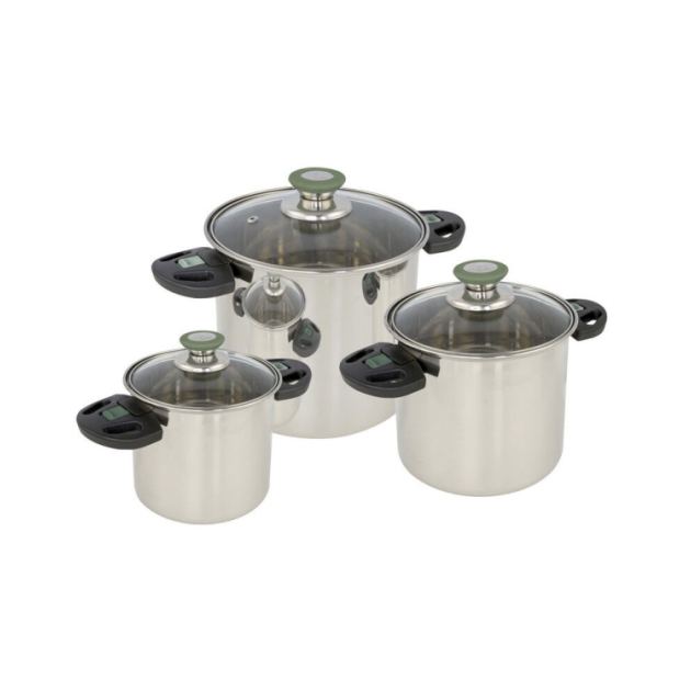 Bo-Camp Pannenset Elegance Compact 3 RVS 2100931