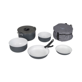 Bo-Camp Pannenset Camping Ceramic 7-dlg