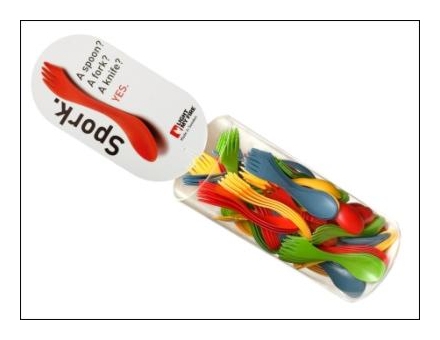 Light My Fire Spork Assorti Multi kleur LMF SPORK-D
