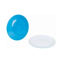 bo-camp Dinerbord melamine 2tone blauw 6181140