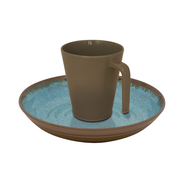 eurotrail Ocean Servies 16 delig brown/blu ETKW2046