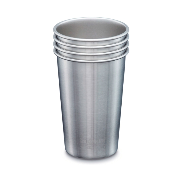 klean-kanteen Drinkbeker 473ml/16oz - 4pack brushed stainless 1000428