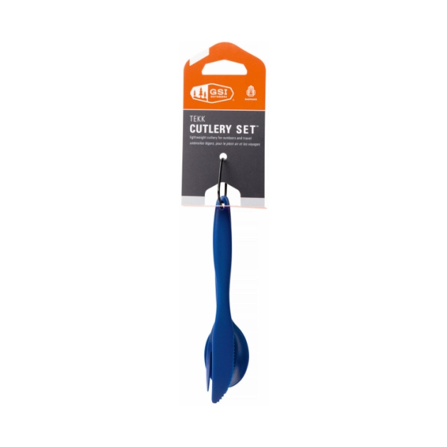 gsi-outdoors Tekk Cutlery Set Blue GS70526