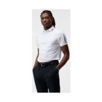 J. Lindeberg Tour Tech Reg Fit Golf Polo White GMJT06337