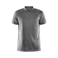 craft Core Unify Polo Shirt M Grey Melange 1909138-975000