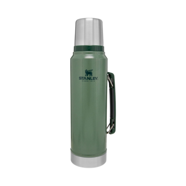 stanley The Legendary Classic Bottle 1.0L / 1.1QT Hammertone Green 10-08266-001