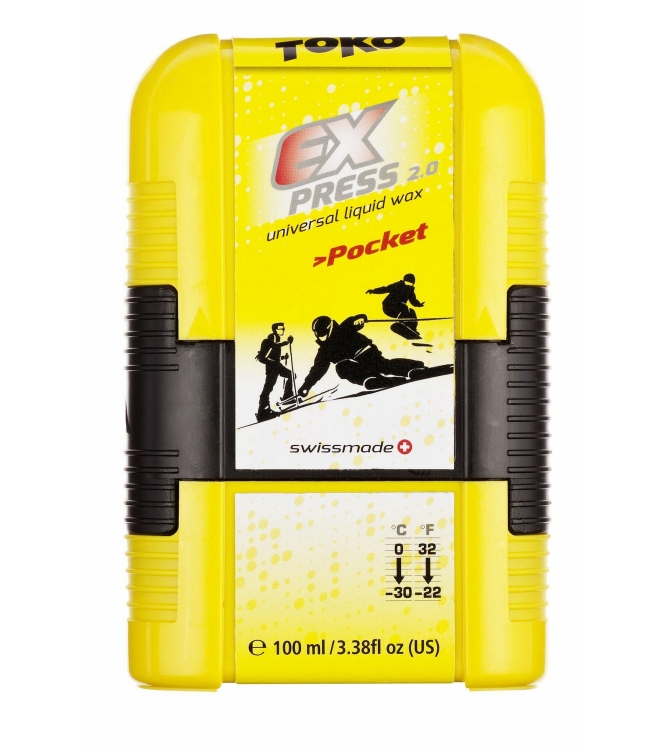 toko toko Express Pocket 100ml  TO5509263  toko wintersport accessoires TO5509263 ecru bij Leerentveldvrijetijd.nl