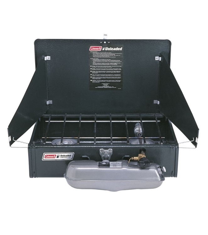 Coleman Coleman Unleaded 2-Burner Stove benzine  3000000396  Coleman kooktoestellen 3000000396 ecru bij Leerentveldvrijetijd.nl