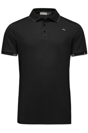 Kjus Kjus Men Stan Polo S/S (front logo) black Kjus Kjus Men Stan Polo S/S (front logo) black