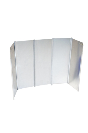Bo-Camp Bo-Camp Windscherm Alu 5-delig 25x48cm  Bo-Camp Bo-Camp Windscherm Alu 5-delig 25x48cm