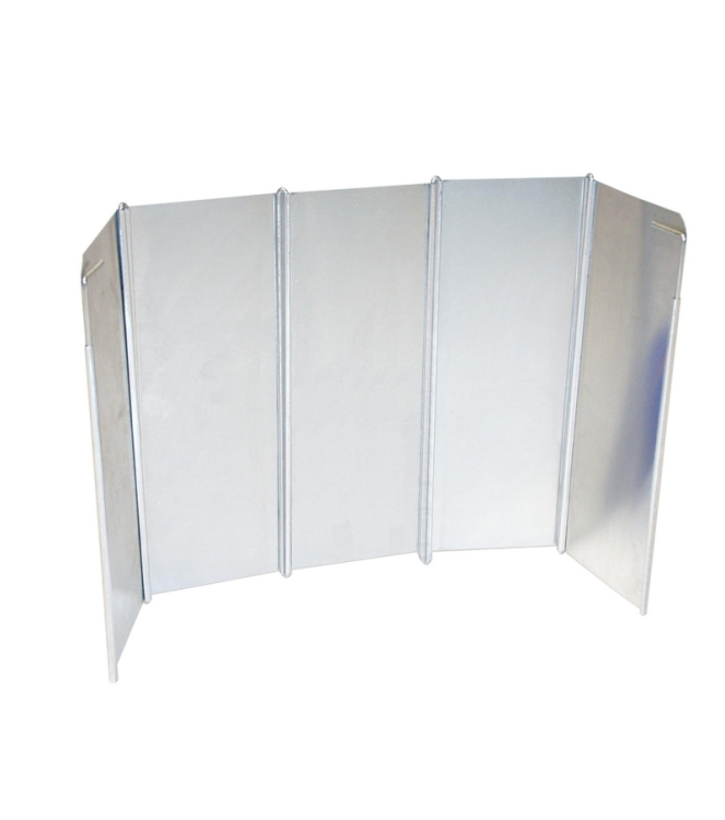 Bo-Camp Bo-Camp Windscherm Alu 5-delig 25x48cm  1509225  Bo-Camp gas/benzine 1509225 ecru bij Leerentveldvrijetijd.nl