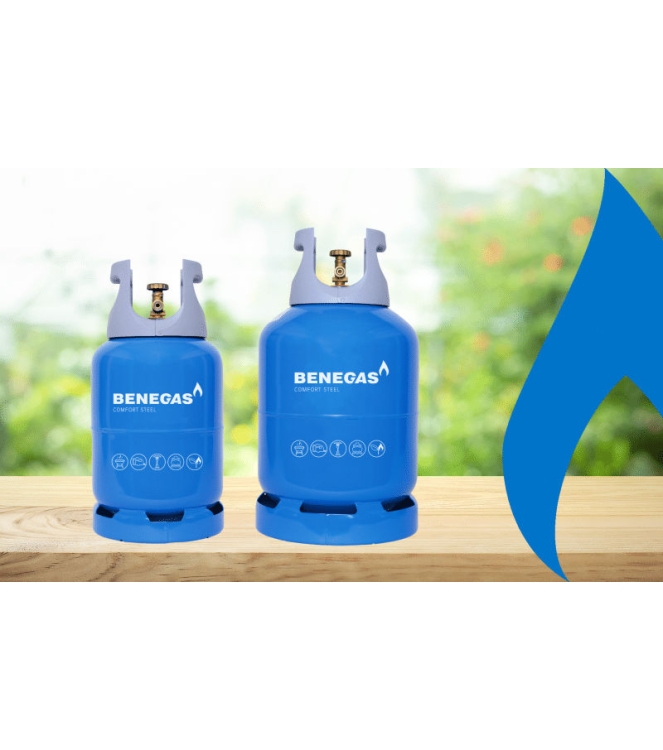 Benegas Benegas Vulling Comfort Steel 6 KG  391  Benegas gas/benzine 391 ecru bij Leerentveldvrijetijd.nl