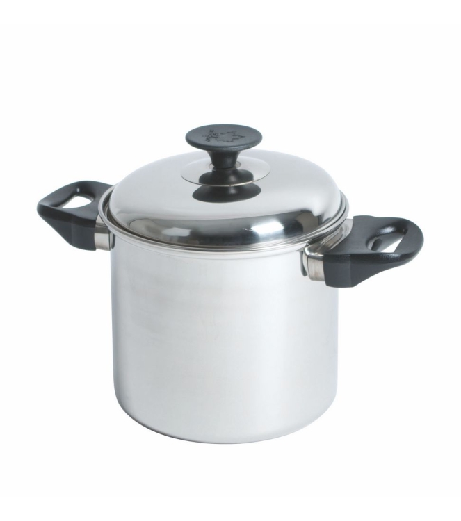 Bo-Camp Bo-Camp Pan Flair 2 Hoog plus RVS 2100902 Bo-Camp koken 2100902 ecru bij Leerentveldvrijetijd.nl