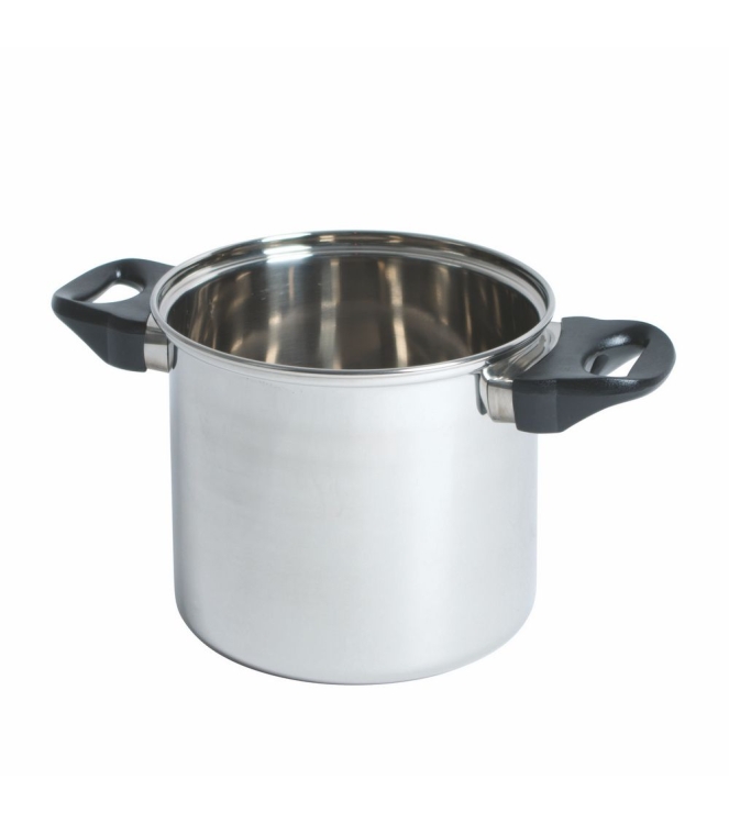 Bo-Camp Bo-Camp Pan Flair 2 Hoog plus RVS 2100902 Bo-Camp koken 2100902 ecru bij Leerentveldvrijetijd.nl