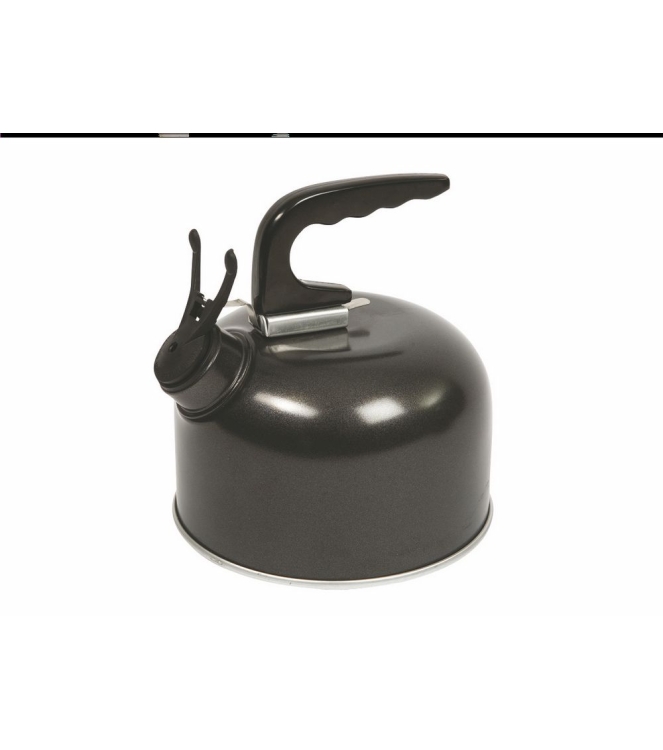 Bo-Camp Bo-Camp Fluitketel Compact alu/gec 1L  2300430  Bo-Camp koken 2300430 ecru bij Leerentveldvrijetijd.nl