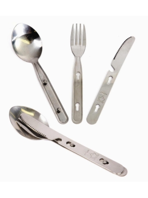 Bo-Camp Bo-Camp Bestek 3-delig RVS