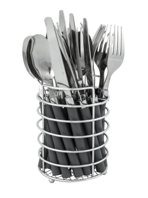 Bo-Camp Bo-Camp Bestekset 24-delig in mandje