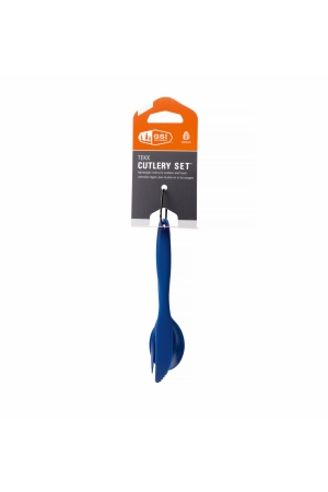GSI Outdoors GSI Outdoors Tekk Cutlery Set Blue  GSI Outdoors GSI Outdoors Tekk Cutlery Set Blue