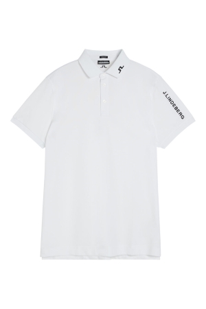 j. lindeberg j. lindeberg Tour Tech Reg Fit Golf Polo White j. lindeberg j. lindeberg Tour Tech Reg Fit Golf Polo White