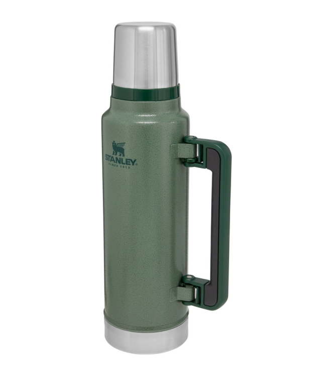 Stanley Stanley The Legendary Classic Bottle 1.4L / 1.5QT hammertone green 10-08265-001 Hammertone Green Stanley koken 10-08265-001 blauw bij Leerentveldvrijetijd.nl