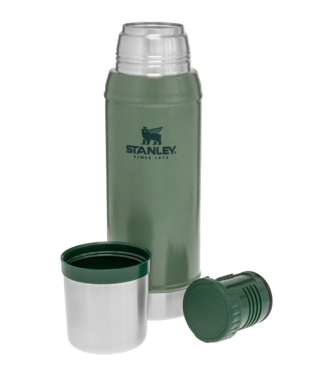 Stanley Stanley The Legendary Classic Bottle .75L / 25oz hammertone green 10-01612-027 Hammertone Green Stanley koken 10-01612-027 blauw bij Leerentveldvrijetijd.nl