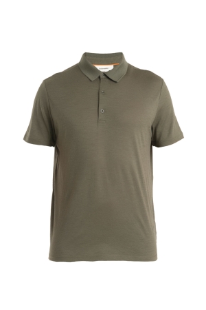 Icebreaker Icebreaker M Mer 150 Tech Lite III SS Polo 0691_Loden Icebreaker Icebreaker M Mer 150 Tech Lite III SS Polo 0691_Loden