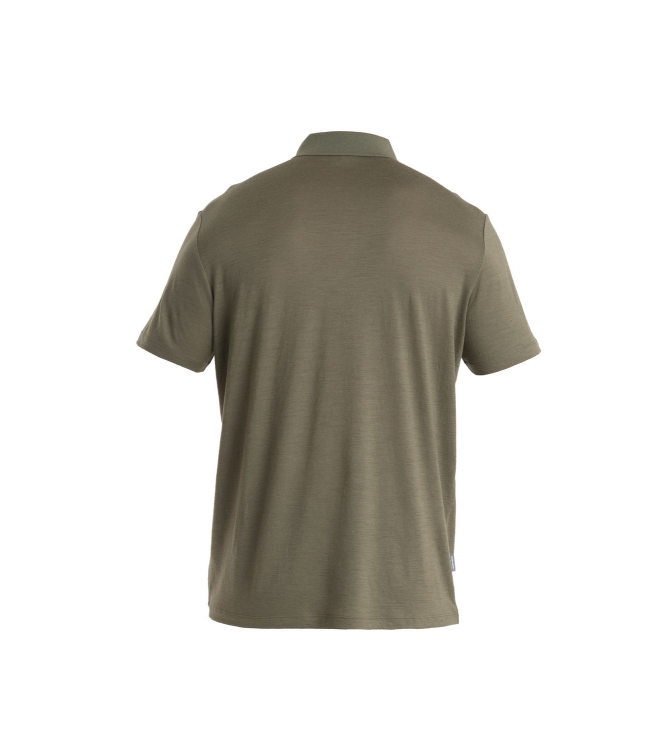 Icebreaker Icebreaker M Mer 150 Tech Lite III SS Polo 0691_loden IB0A56WK 0691_Loden Icebreaker fleeces en truien IB0A56WK blauw bij Leerentveldvrijetijd.nl