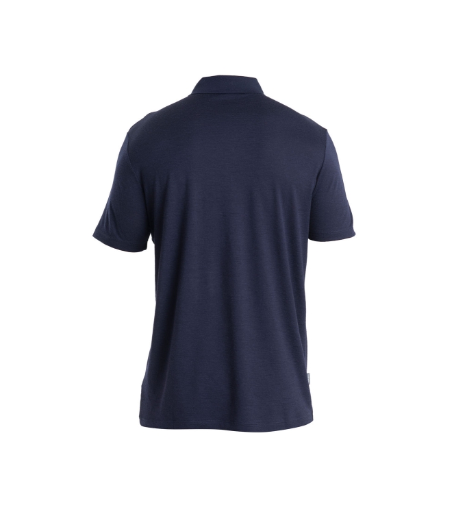Icebreaker Icebreaker M Mer 150 Tech Lite III SS Polo 4011_midnight navy IB0A56WK 4011_Midnight Navy Icebreaker fleeces en truien IB0A56WK antraciet bij Leerentveldvrijetijd.nl