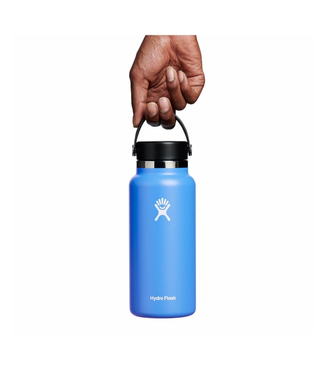 hydro flask hydro flask 32 OZ Wide Flex Cap cascade W32BTS482 Cascade hydro flask koken W32BTS482 antraciet bij Leerentveldvrijetijd.nl