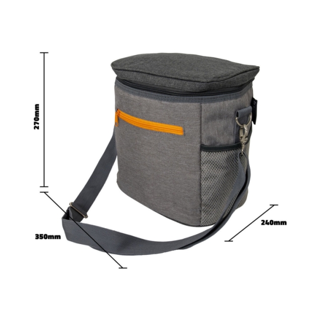 bo-camp Koeltas 20 liter grijs 6702915