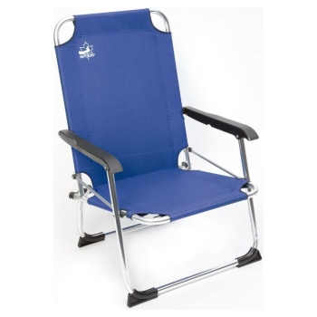 Bo-Camp Stoel Copa Rio laag aluminium