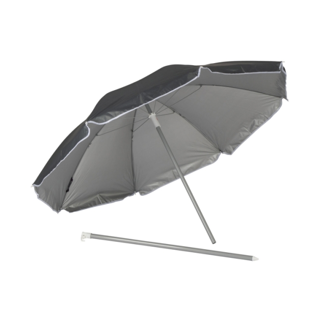 bo-camp Parasol Nylon Diameter 160cm grijs 7267266