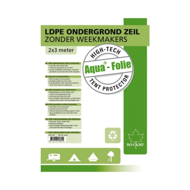 bo-camp Aqua folie 0.1mm 4x4 meter 4215817