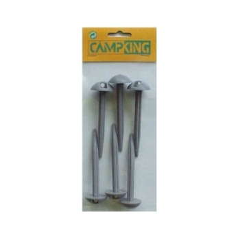 Campking zak 6 grondzeilpen kunststof 10c