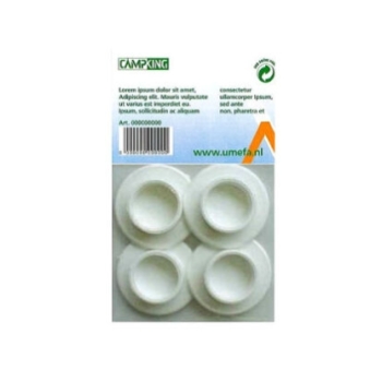 Campking zak 4 tentstokvoet 28/48 mm. kun