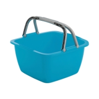 bo-camp Wasbak Camping vierkant 18,5ltr bla 6300150