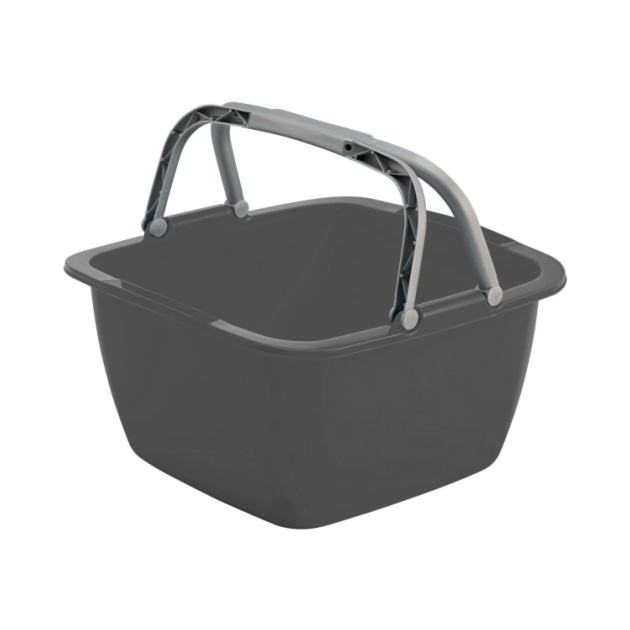bo-camp Wasbak Camping vierkant 18,5ltr gri 6300152
