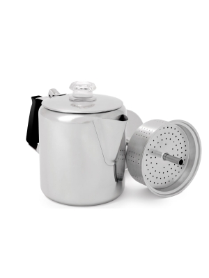 GSI Outdoors GSI Outdoors Glacier Stainless Percolator 6 C GSI Outdoors GSI Outdoors Glacier Stainless Percolator 6 C
