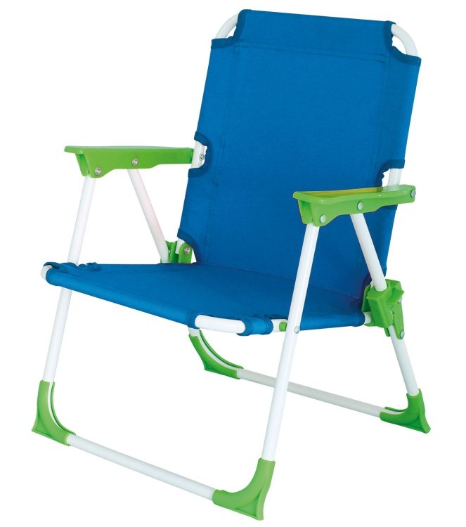 Eurotrail Eurotrail Campingstoel kids Nicky 5917 azure/green ETCF0046 5917 azure/green Eurotrail meubilair ETCF0046 antraciet bij Leerentveldvrijetijd.nl