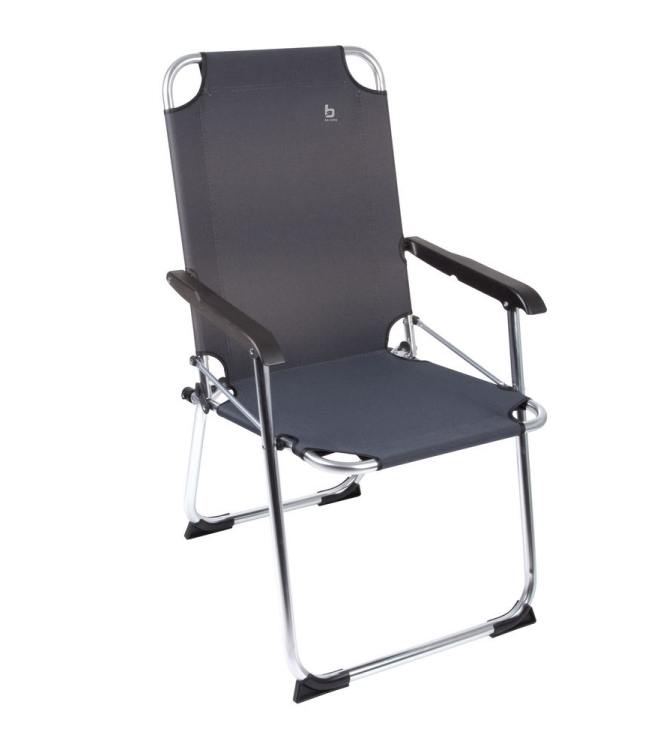 Bo-Camp Bo-Camp Stoel Copa Rio hoog aluminium graphite 1211937 Graphite Bo-Camp meubilair 1211937 licht grijs bij Leerentveldvrijetijd.nl
