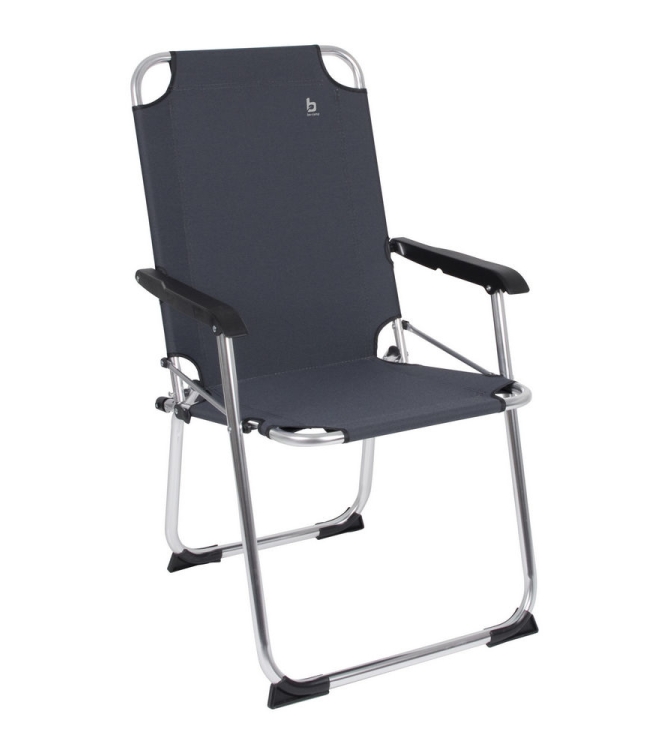 Bo-Camp Bo-Camp Stoel Copa Rio hoog aluminium graphite 1211937 Graphite Bo-Camp meubilair 1211937 licht grijs bij Leerentveldvrijetijd.nl
