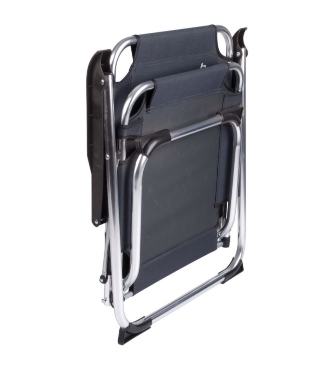 Bo-Camp Bo-Camp Stoel Copa Rio hoog aluminium graphite 1211937 Graphite Bo-Camp meubilair 1211937 licht grijs bij Leerentveldvrijetijd.nl