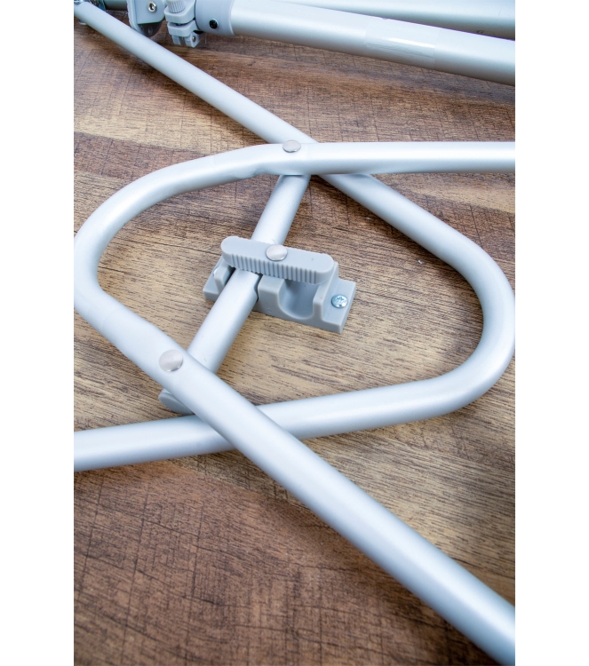 Bo-Camp Bo-Camp Tafel Feather 110x70 cm  1404464  Bo-Camp meubilair 1404464 ecru bij Leerentveldvrijetijd.nl