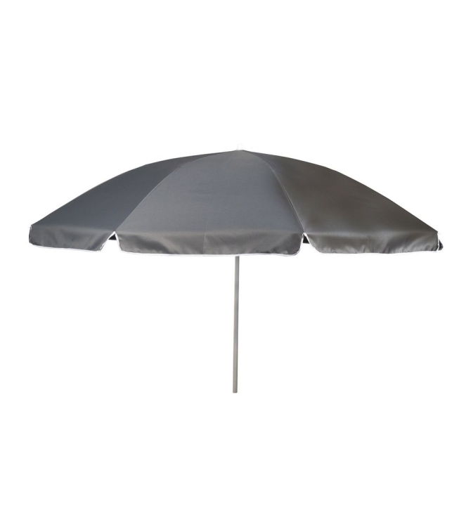 Bo-Camp Bo-Camp Parasol diameter 165cm grijs 7267259 Grijs Bo-Camp meubilair 7267259 lichtblauw bij Leerentveldvrijetijd.nl